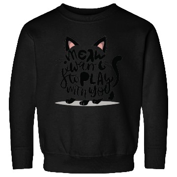 Discover Cat typography Sweatshirts