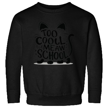 Discover Cat typography Sweatshirts