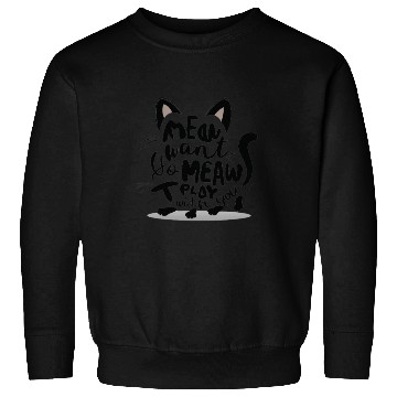 Discover Cat typography Sweatshirts