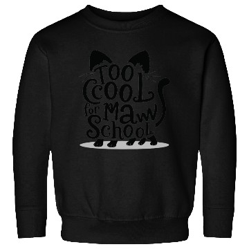 Discover Cat typography Sweatshirts