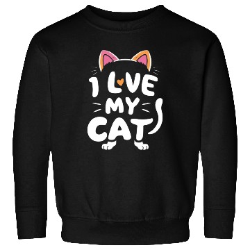 Discover Cat typography Sweatshirts