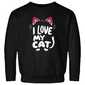 Discover Cat typography Sweatshirts
