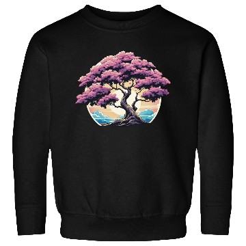 Discover Zen nature purple tree Sweatshirts