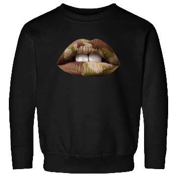 Discover Camo Lips Sweatshirts