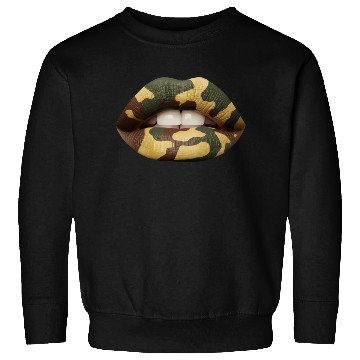 Discover Camo Lips Sweatshirts