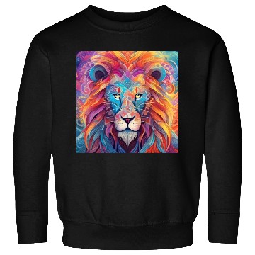Discover Majestic Rainbow Lion Sweatshirts