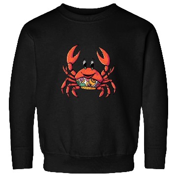 Discover Retro Cartoon Crab Sweatshirts