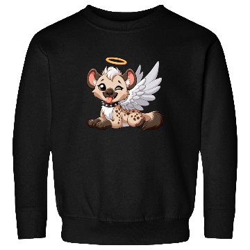 Discover Hyena angel wings halo fantasy Sweatshirts