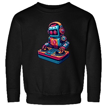 Discover Robot DJ: Beats of the Future Sweatshirts