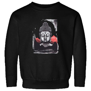 Discover Japan Red Sun: Chilling Buddha Sweatshirts
