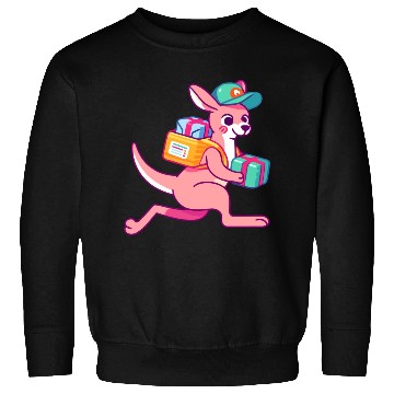 Discover Speedy Delivery: Kangaroo Courier Sweatshirts