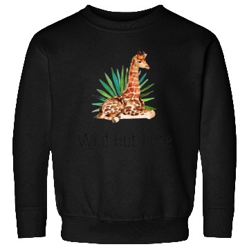 Discover Wild but cute giraffe Sweatshirts