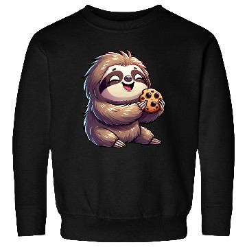 Discover Sloth Sweet Cookie Biscuit Delight Sweatshirts