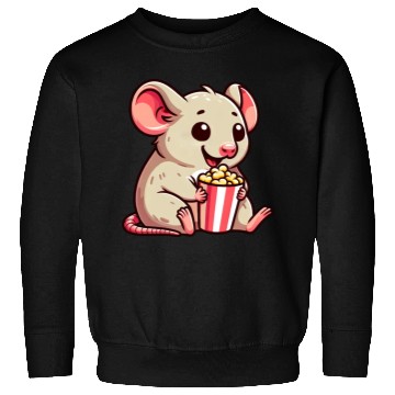Discover Mouse Rat Cinema Night Popcorn Movie Sweatshirts