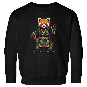 Discover Red panda karate fighting style Sweatshirts