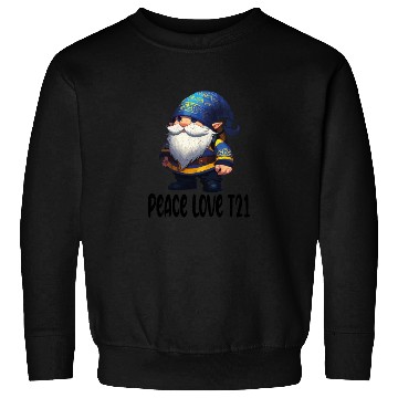 Discover t21 gnomes Peace Love Sweatshirts