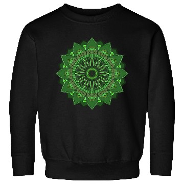 Discover Mandala for Heart Chakra Zunaria Pattern Sweatshirts