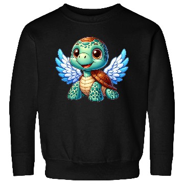 Discover Angel Turtle with Wings and Halo Sweatshirts