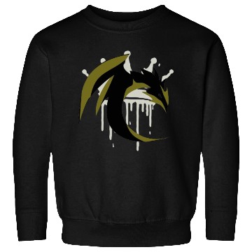 Discover Crowned Dragon Silhouette Sweatshirts