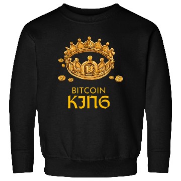 Discover bitcoin king Sweatshirts