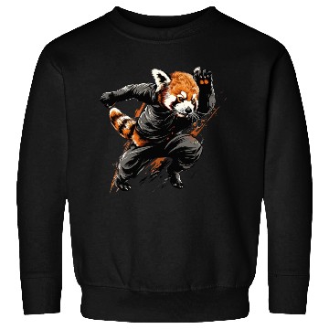 Discover Red panda runs fast Sweatshirts