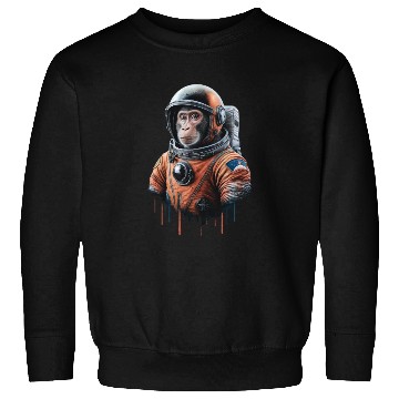 Discover Space Monkey Astronaut Adventure Awaits Sweatshirts