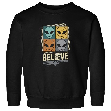 Discover Believe In Space Exploration Colors Sweatshirts