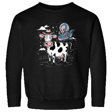 Discover Alien UFO Cow Sweatshirts