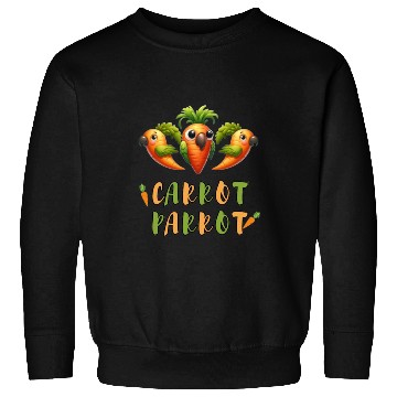 Discover funny carrot parrot Sweatshirts