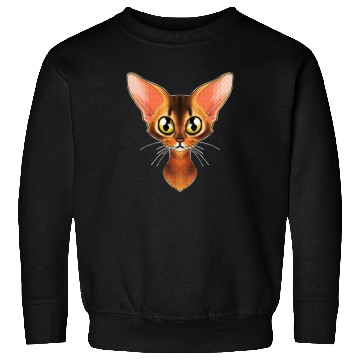 Discover Cat Lover I Cat Face I Abyssinian Cat Sweatshirts