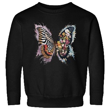 Discover Colorful Floral Butterfly Nature Lover Sweatshirts