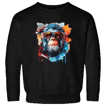 Discover Monkey Head In Cool Sweatshirts
