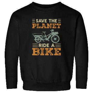 Discover Save The Planet Cargo Bicycle Cargobike Sweatshirts