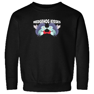 Discover Hedgehog Kisses Funny Two Hedgehog Lover Partner Sweatshirts