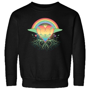 Discover Rainbow heart with roots for Pride Sweatshirts