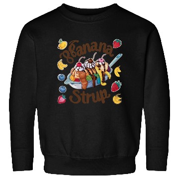 Discover banana split-Delicious sweet Sweatshirts
