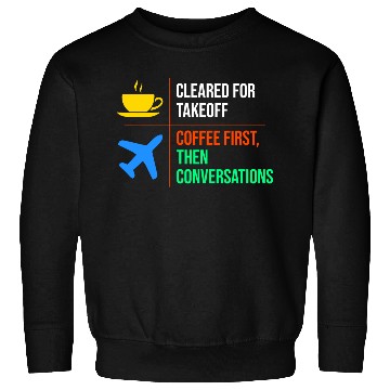 Discover Air Traffic Controller Coffee ATC Aviation Humor Sweatshirts