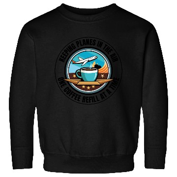 Discover Air Traffic Controller Coffee ATC Aviation Humor Sweatshirts