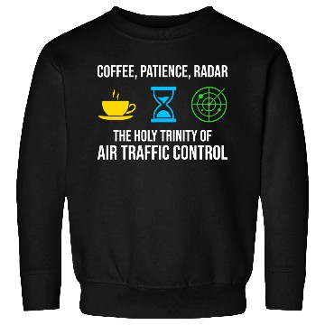 Discover Air Traffic Controller Coffee ATC Aviation Humor Sweatshirts