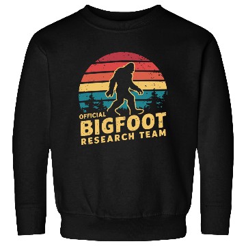 Discover Official Bigfoot Research Team Sasquatch Yeti Sweatshirts