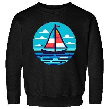 Discover Sailboat on the ocean Sweatshirts