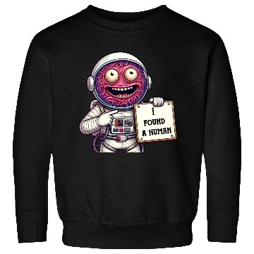 Discover I found Human , Alien sticker Sweatshirts
