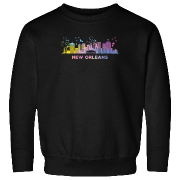 Discover New Orleanian Skyline New Orleans Sweatshirts