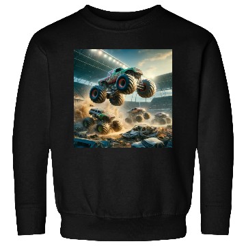Discover Monster Madness Monster Trucks Sweatshirts