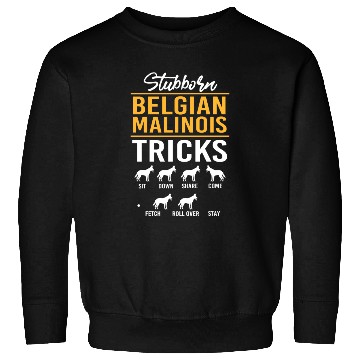 Discover Funny Belgian Malinois Dog Training Sweatshirts
