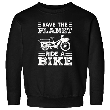 Discover Save The Planet Cargo Bicycle Cargobike Sweatshirts