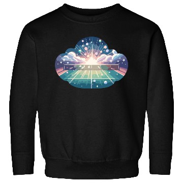 Discover Tennis Court Sunrise Sweatshirts