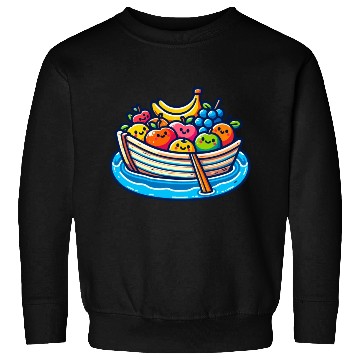 Discover Fruity Boat Adventure Sweatshirts