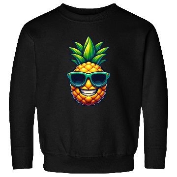 Discover Cool Pineapple with Sunglasses Kawaii Sweatshirts