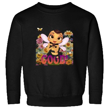 Discover Kim Bee Good among the flowers Sweatshirts